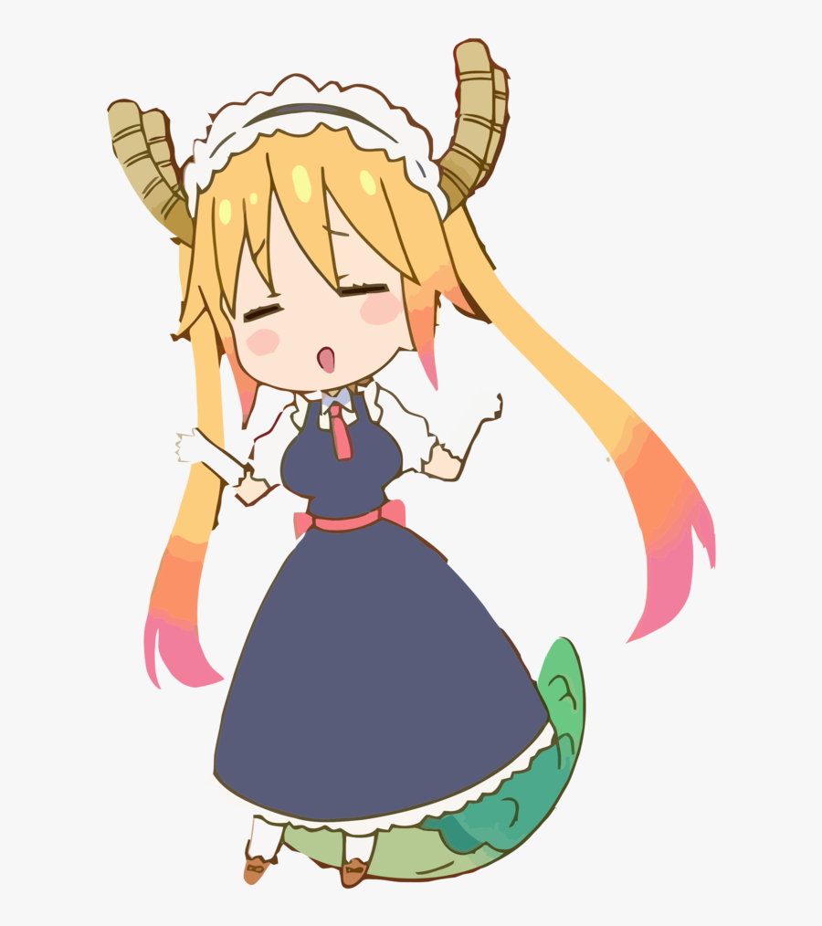 Chibi Tohru Dragon Maid, Transparent Clipart