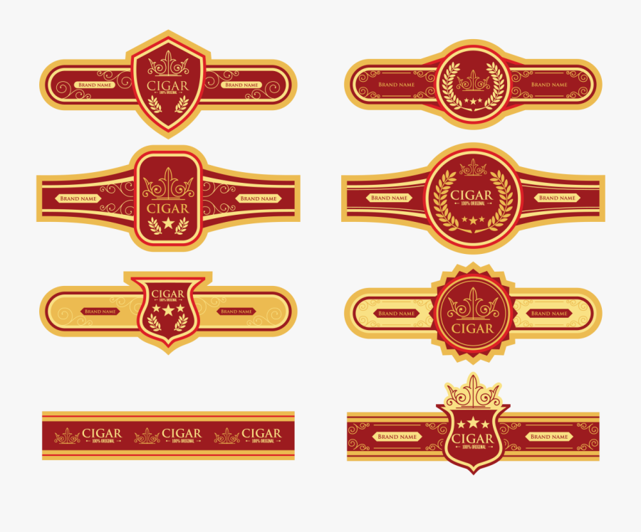 Cigar Label, Transparent Clipart