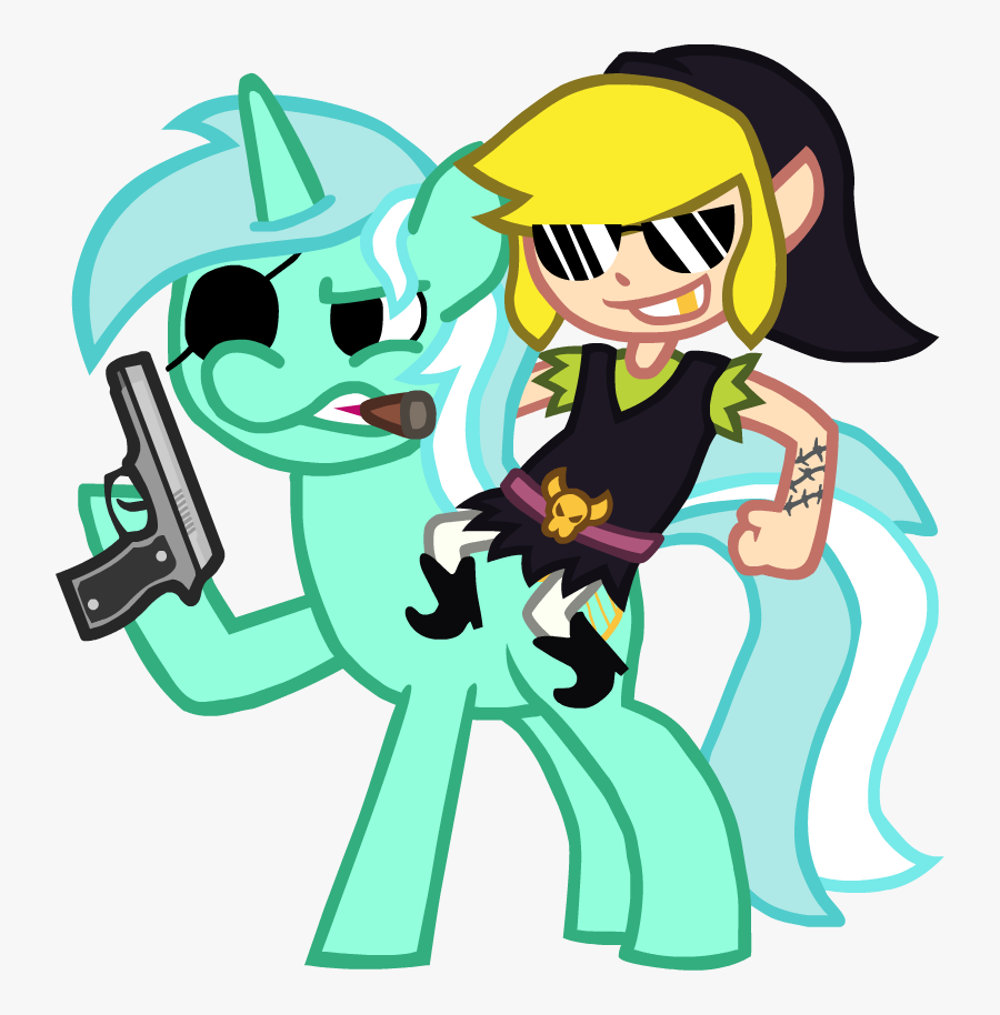 Leidenpierce, Cigar, Crossover, Eyepatch, Gun, Link, - Cartoon, Transparent Clipart