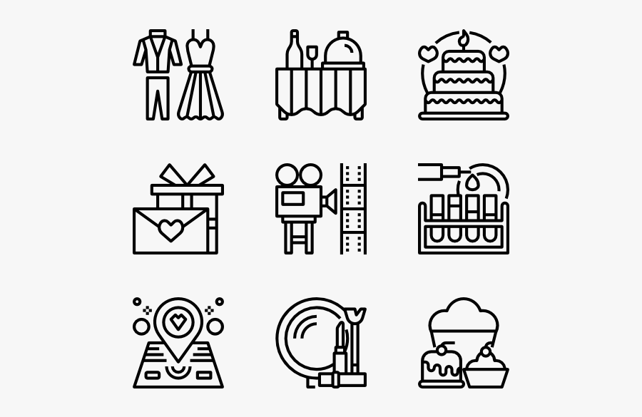 Wedding - Algorithm Icon, Transparent Clipart