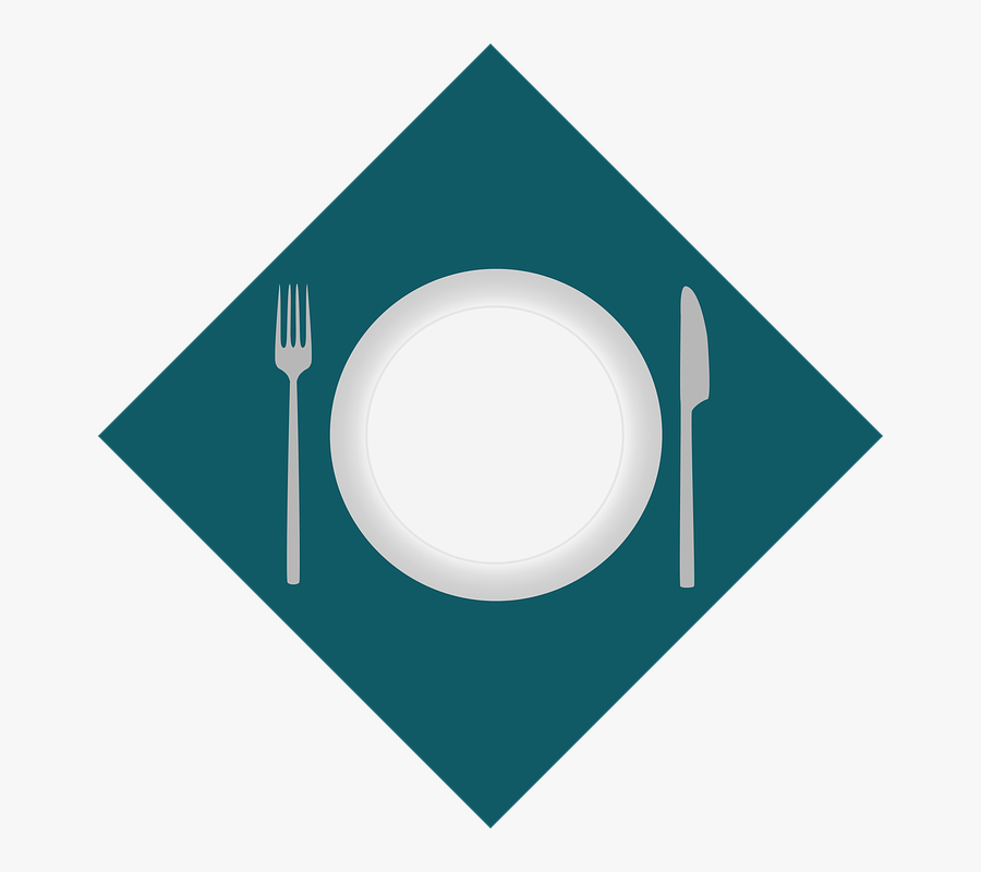 Cover, Table Cover, Knife, Fork, Plate, Tableware - Restaurant, Transparent Clipart