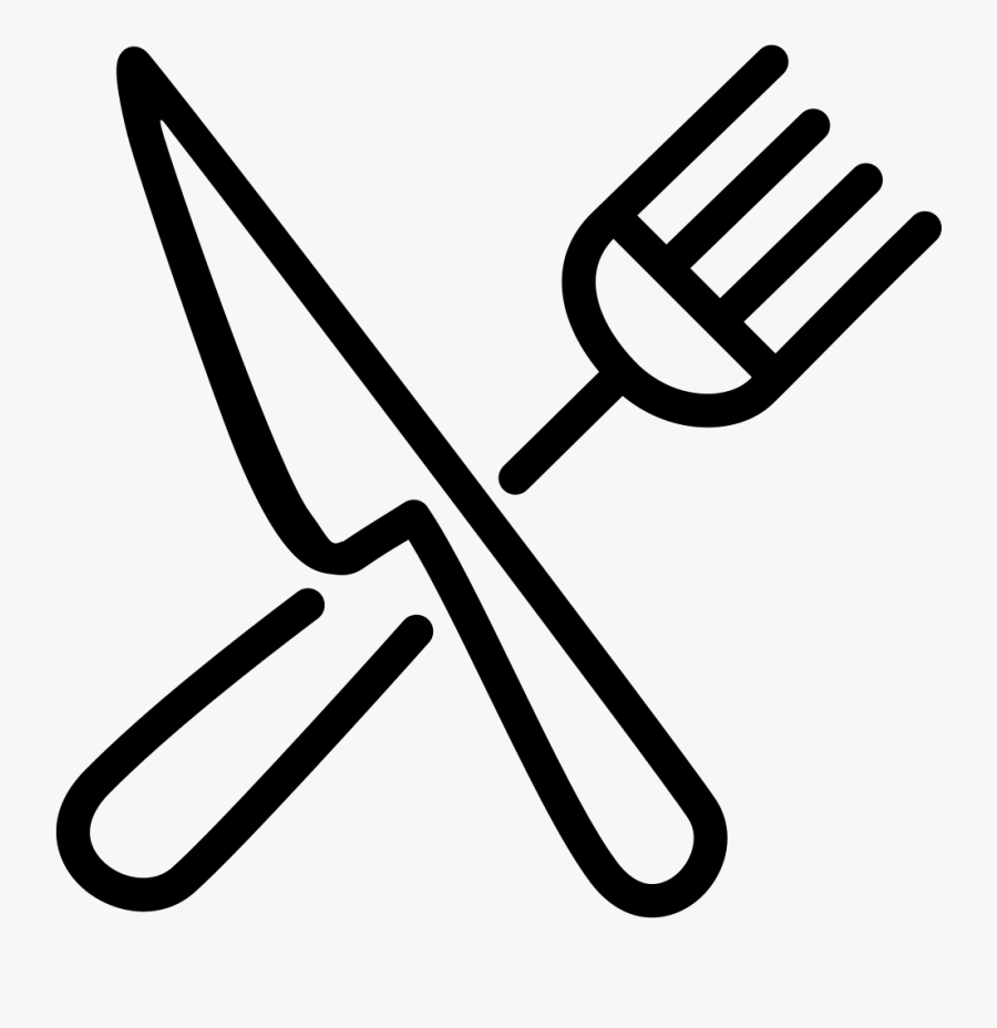 And Svg Png Icon - Knife And Fork Logo Png, Transparent Clipart