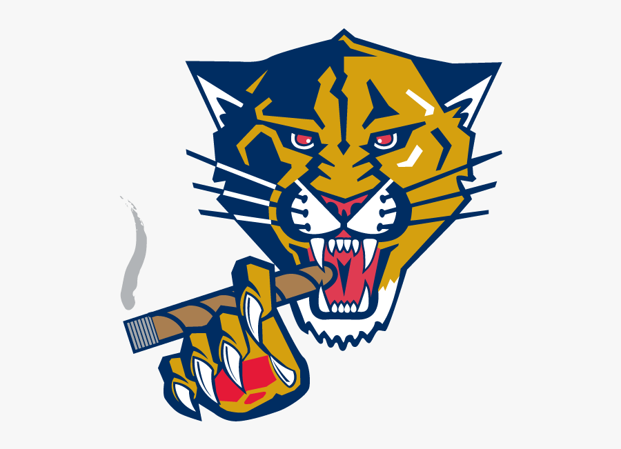 Transparent Cigar Clipart Png - Florida Panthers Old Logo, Transparent Clipart
