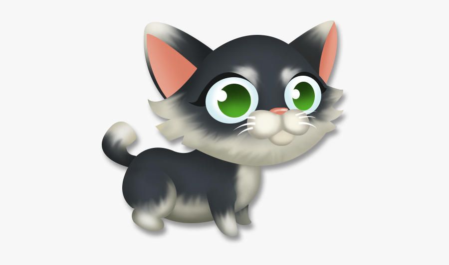 Tuxedo Cat With Wings Clipart - Domestic Short-haired Cat, Transparent Clipart