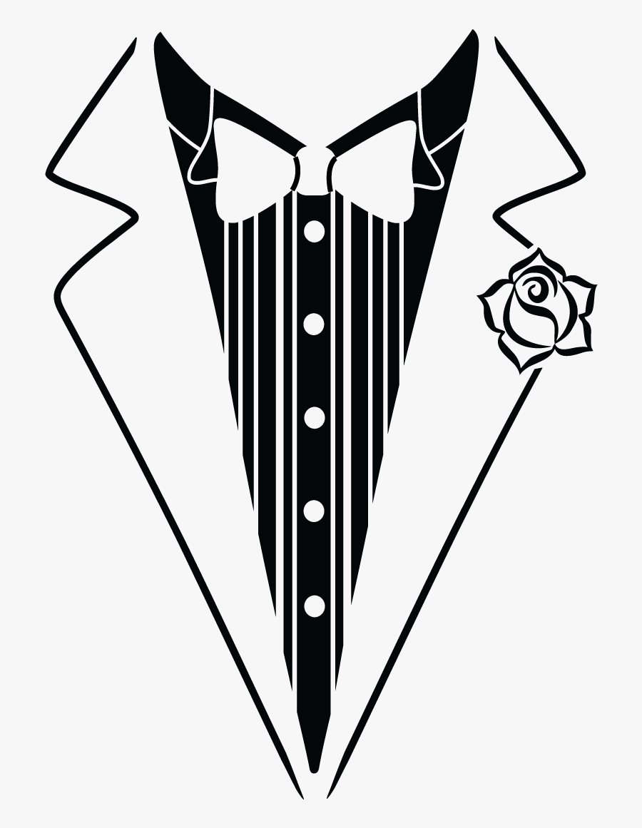 Freeuse Dtg Printed T Louies - Tuxedo Shirt Clipart, Transparent Clipart