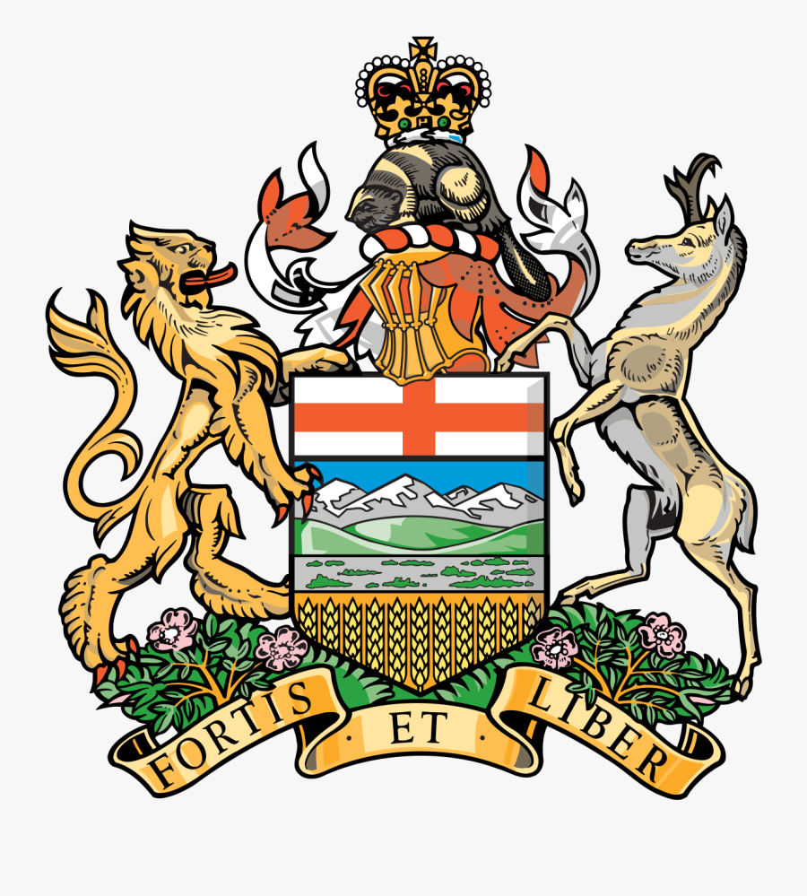 In Alberta Wikipedia - Alberta's Coat Of Arms, Transparent Clipart