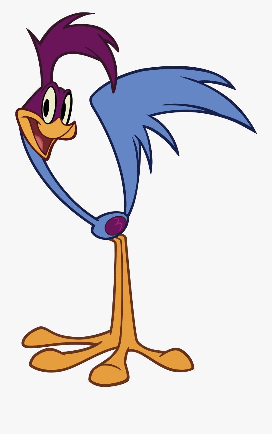 Transparent Free For - Looney Tunes Show Road Runner, Transparent Clipart