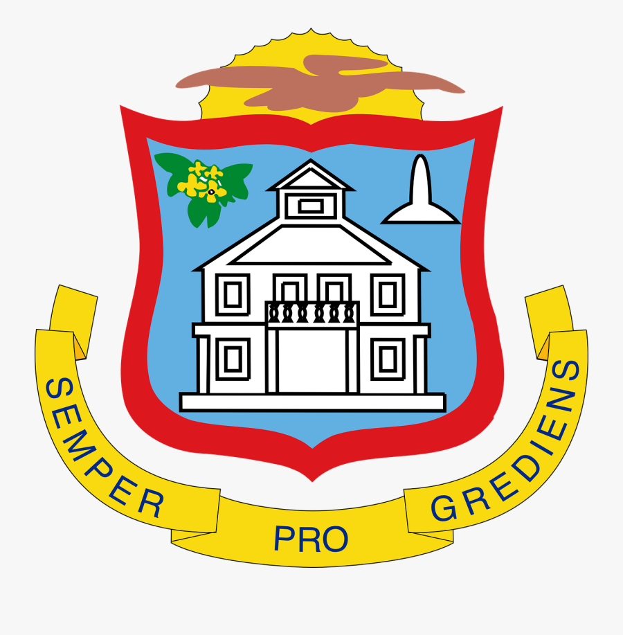 Constitution Clipart Constitution Day - St Maarten Coat Of Arms, Transparent Clipart