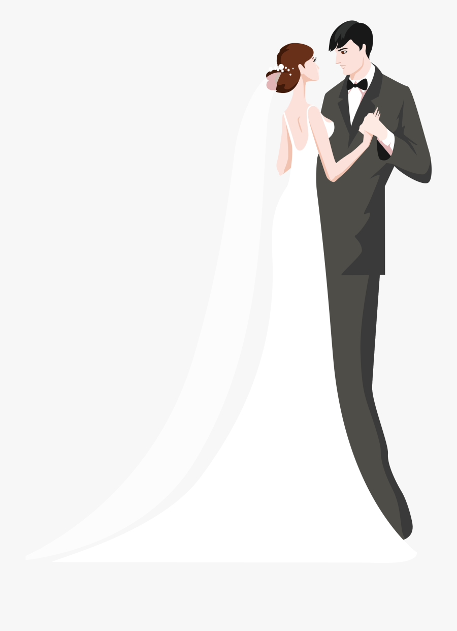 Transparent Tuxedo Clipart - Молодожены Пнг, Transparent Clipart