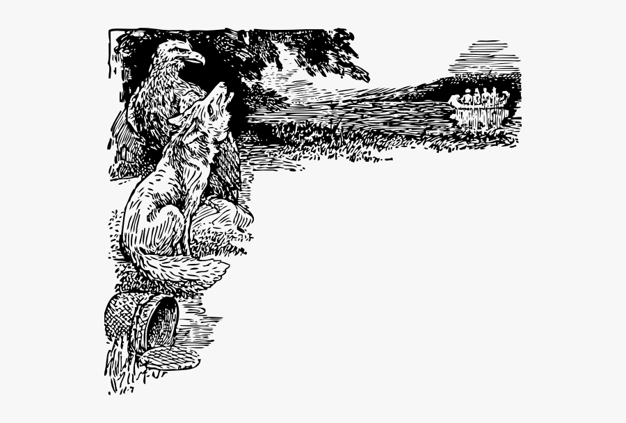 Coyote And Eagle Art, Transparent Clipart