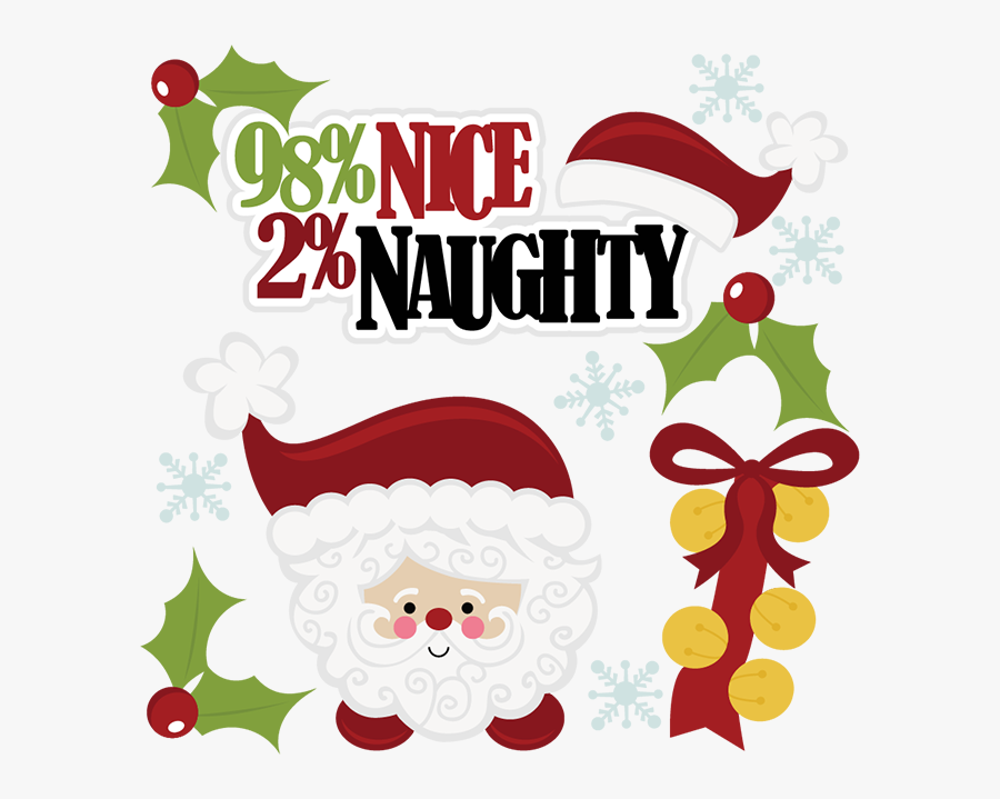 Clip Art Christmas Graphic Transparent Library - Naughty And Nice Christmas Clipart Free, Transparent Clipart