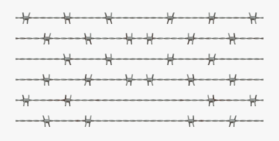 Transparent Barbed Wire Border Png, Transparent Clipart