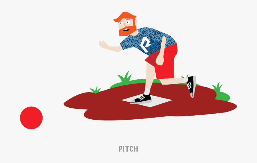 Kickball Pitch - Illustration, Transparent Clipart