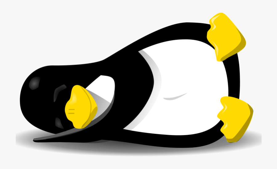 Tux Asleep, Transparent Clipart