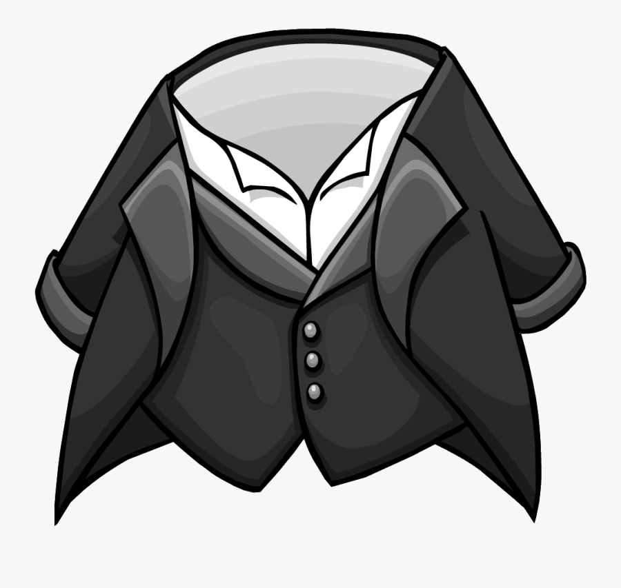 Club Penguin Online Clothes - Club Penguin Tuxedo, Transparent Clipart