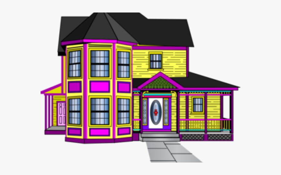 Victorian House Clipart - Transparent Clipart Of House, Transparent Clipart