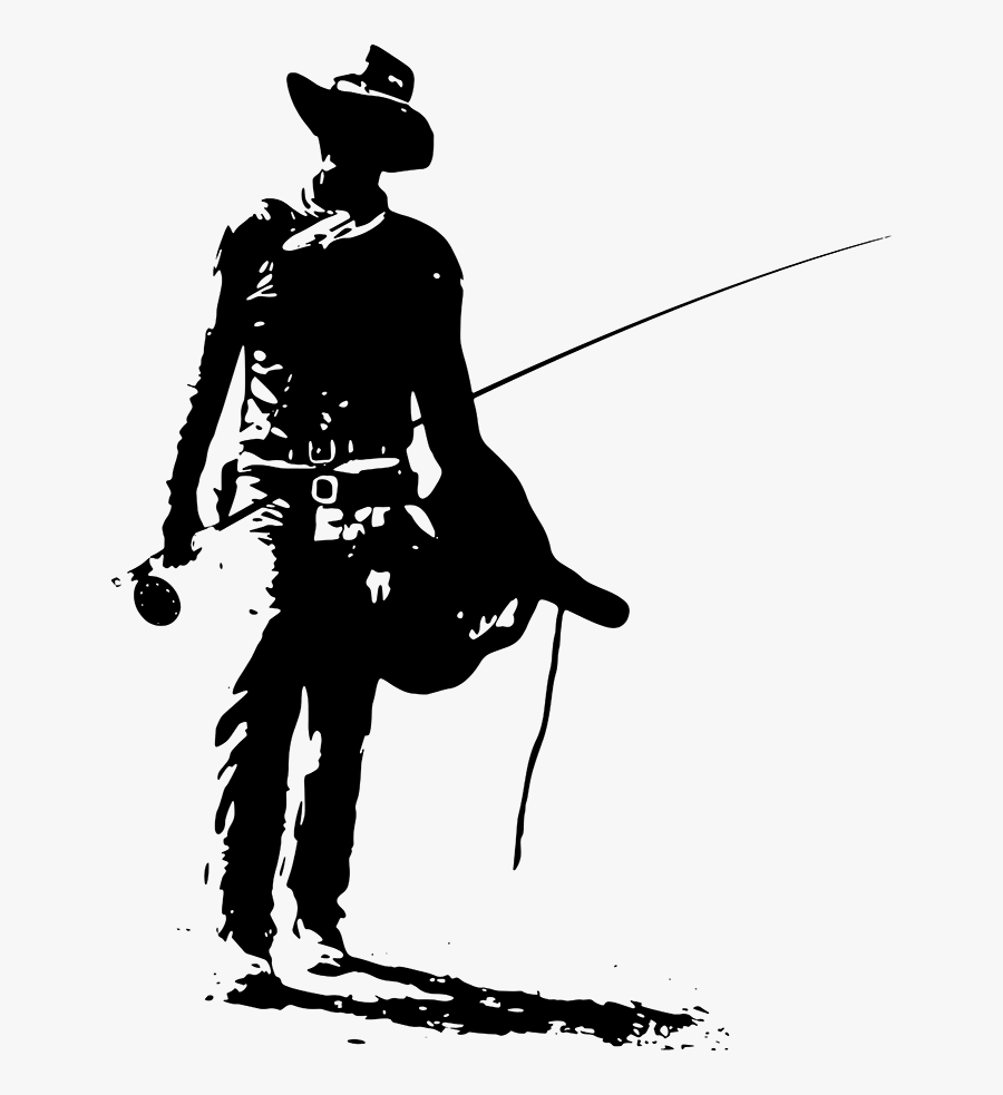 John Wayne Fly Fishing, Transparent Clipart