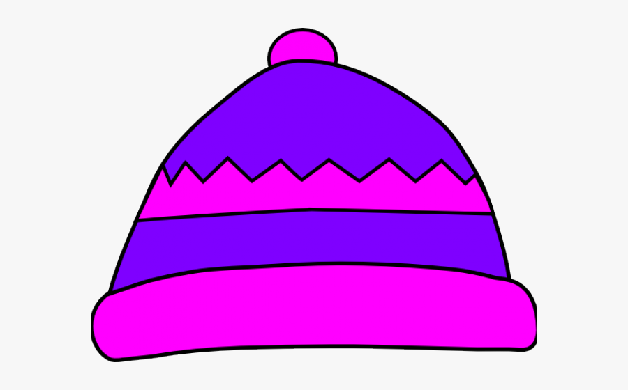 Winter Hat Clipart - Clip Art Purple Winter Hat, Transparent Clipart