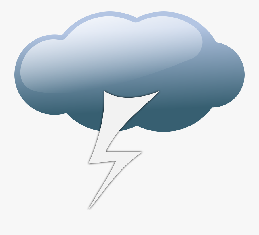 Windy Clipart Weather Nice - Animated Picture Of Thunderstorm, Transparent Clipart