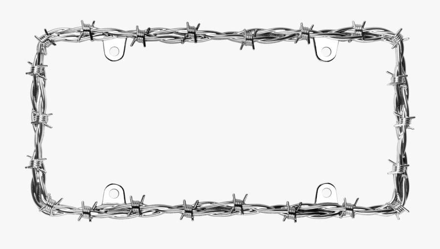 For Free Download - Barbed Wire Frame Png, Transparent Clipart