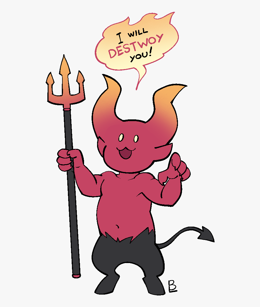Vengeance Of The Demon - Cartoon, Transparent Clipart