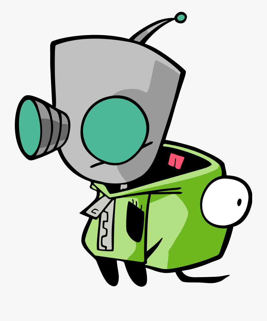 Baseball Bat Barbed Wire Clipart - Gir Invader Zim Drawing, Transparent Clipart