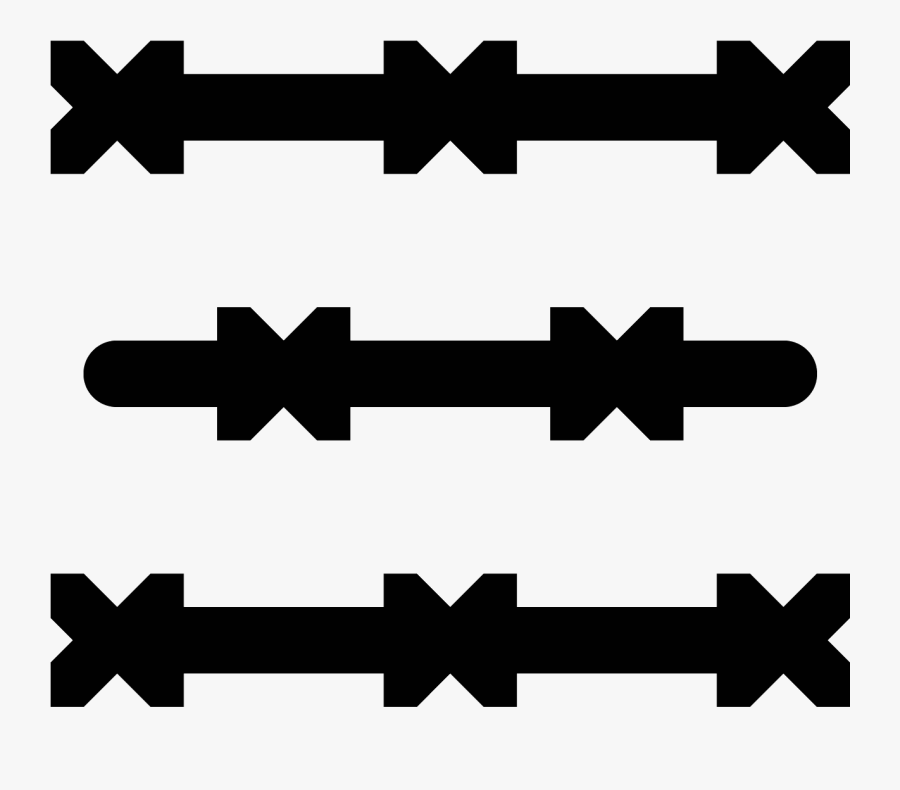 Barbed Wire Icon, Transparent Clipart