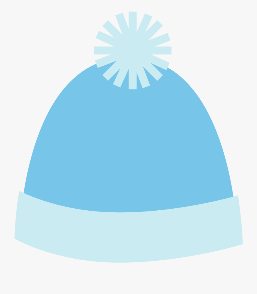 Clipart Blue Winter Hat - Dibujo Ropa Invierno Png, Transparent Clipart