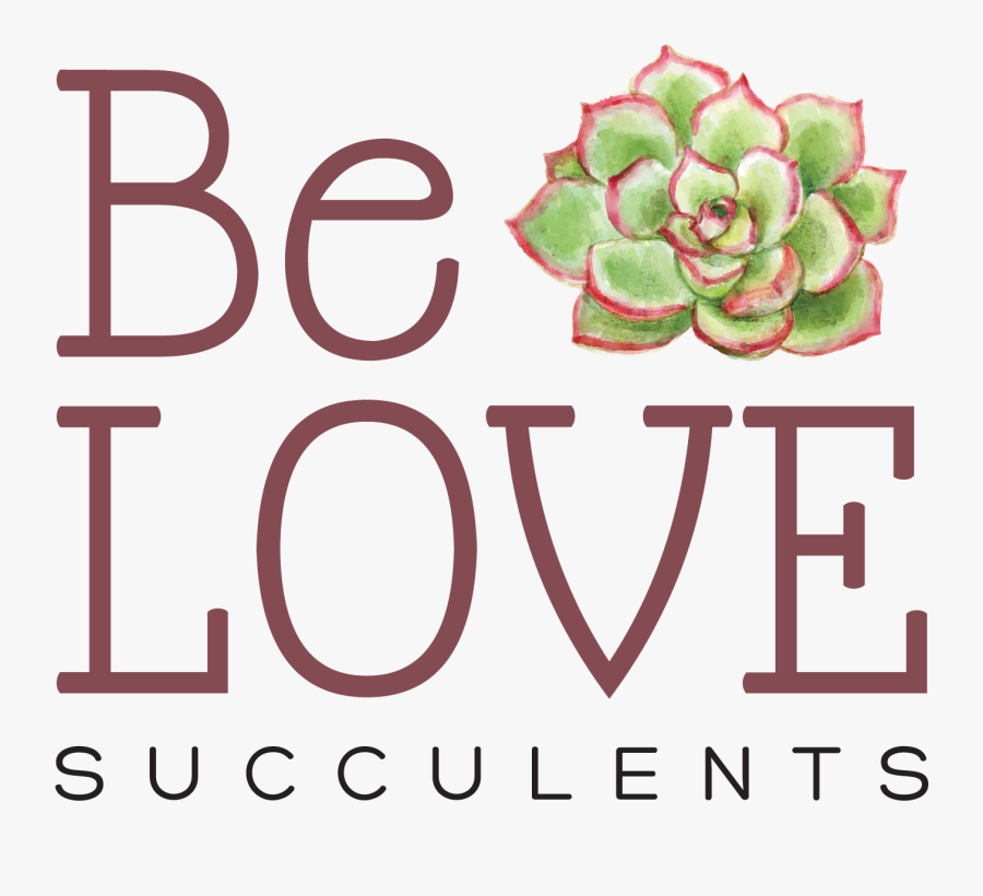 Be Love Succulents Logo - Mug, Transparent Clipart