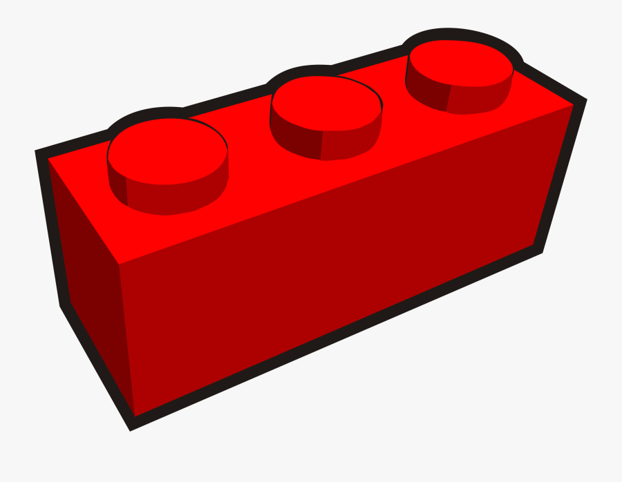 Clipart Clip Is A Brick - Red Lego Brick Clipart, Transparent Clipart