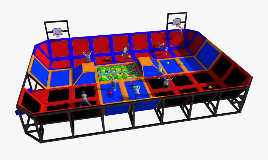 Elevation Trampoline Et Amusement , Transparent Cartoons - Art, Transparent Clipart
