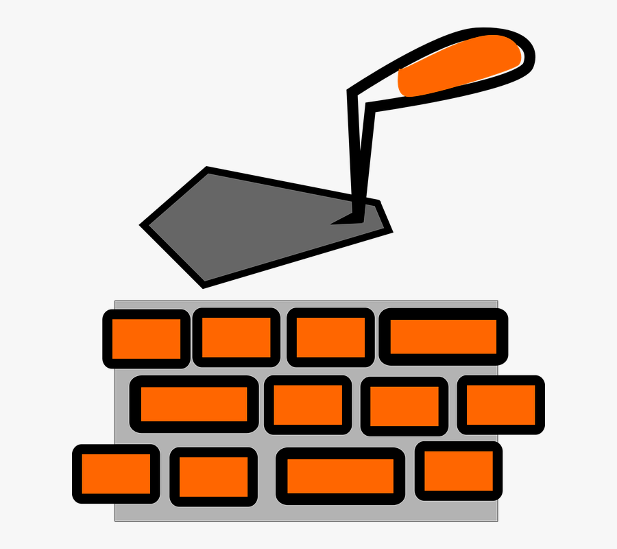 Building Bricks Clipart - Construction Material Icon Png, Transparent Clipart