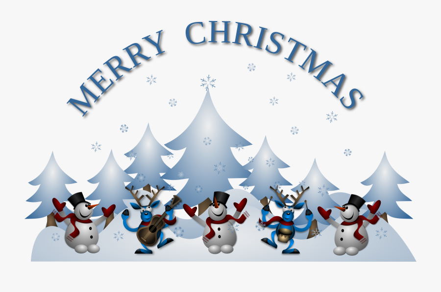 Merry Christmas Card Front Clip Art Stock - ברכת חג מולד שמח, Transparent Clipart