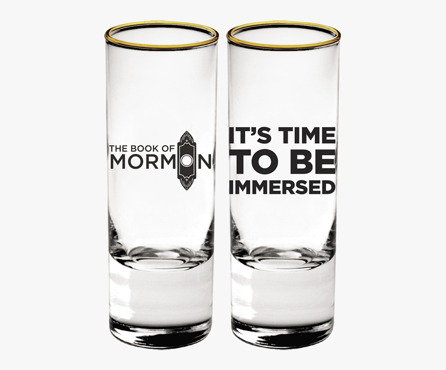 Book Of Mormon Shot Glass , Png Download - Pint Glass, Transparent Clipart
