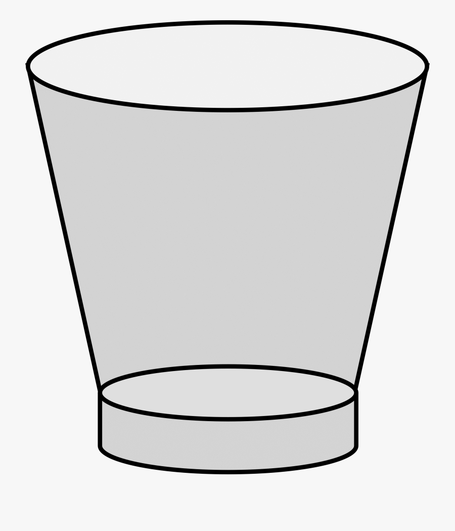 Clipart - Shot Glasses Clip Art, Transparent Clipart