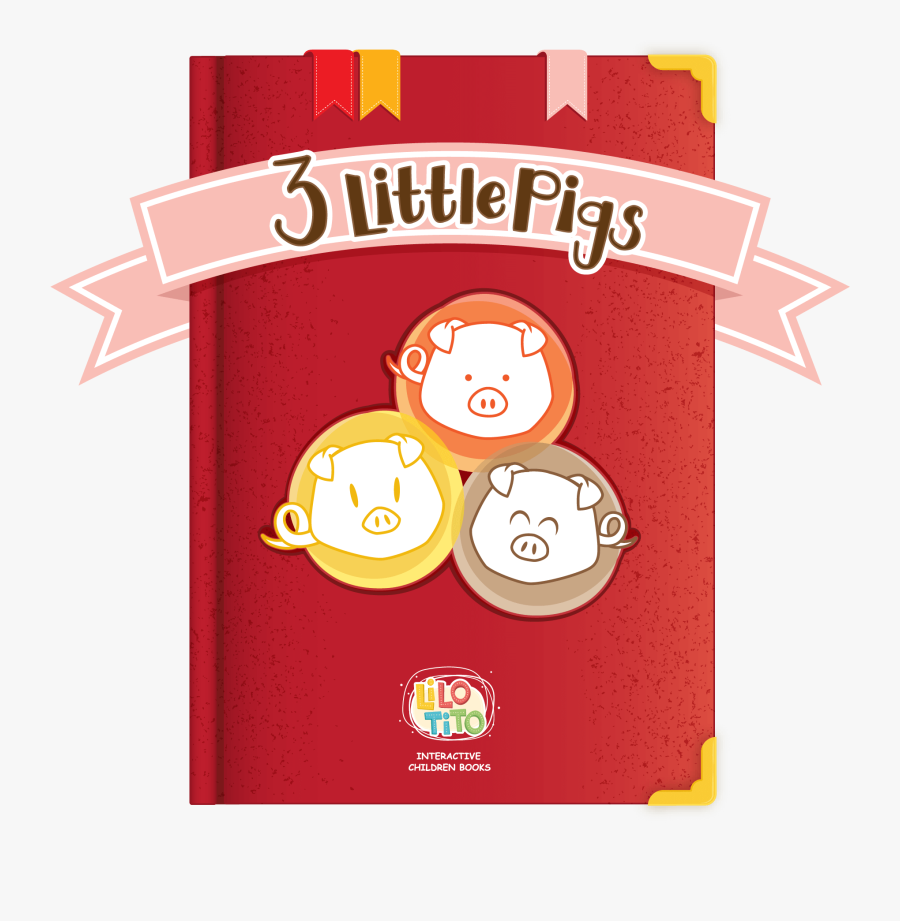 Three Little Pigs Brick House Clipart Black And White, Transparent Clipart