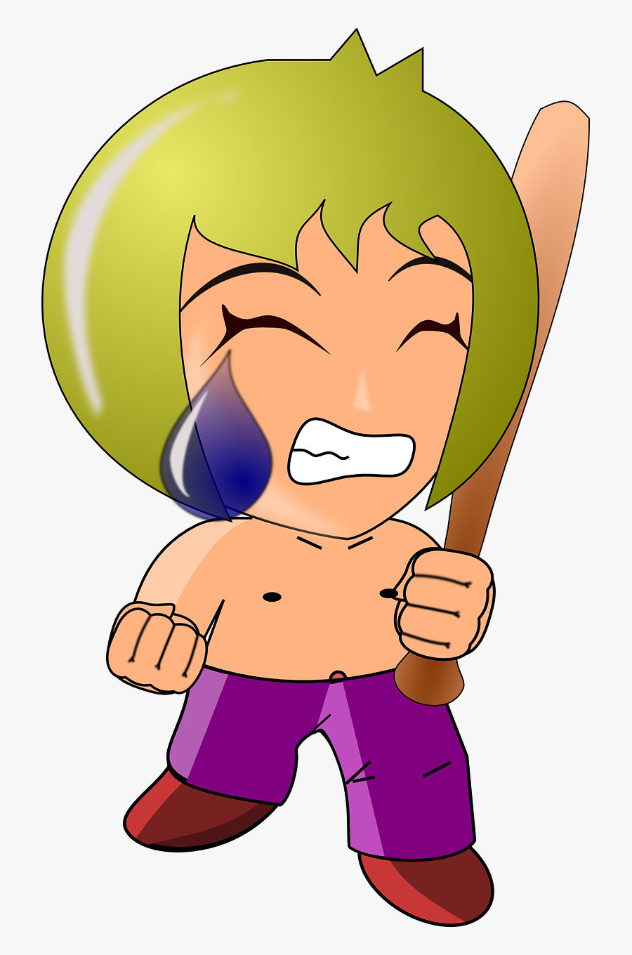 Girl Baseball Bat - Mad Clipartd, Transparent Clipart