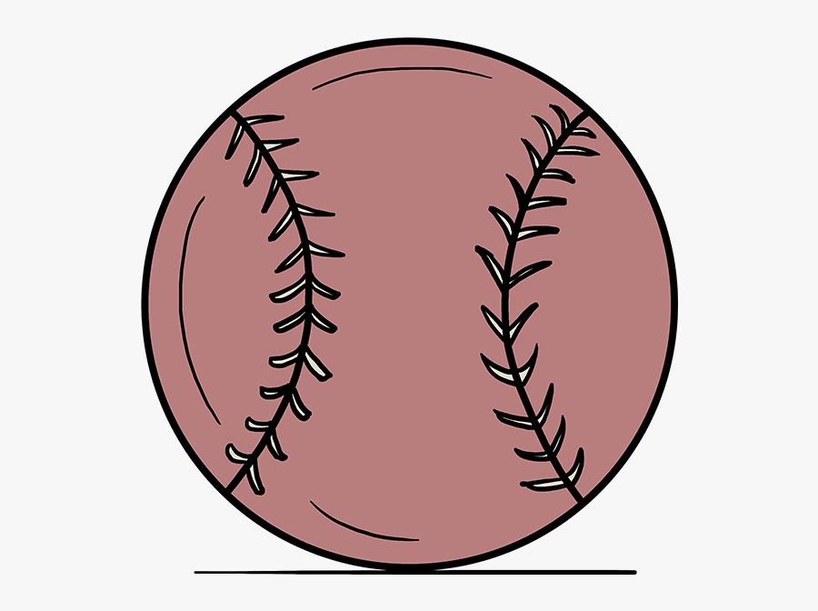 How To Draw Baseball - Draw A Baseball, Transparent Clipart