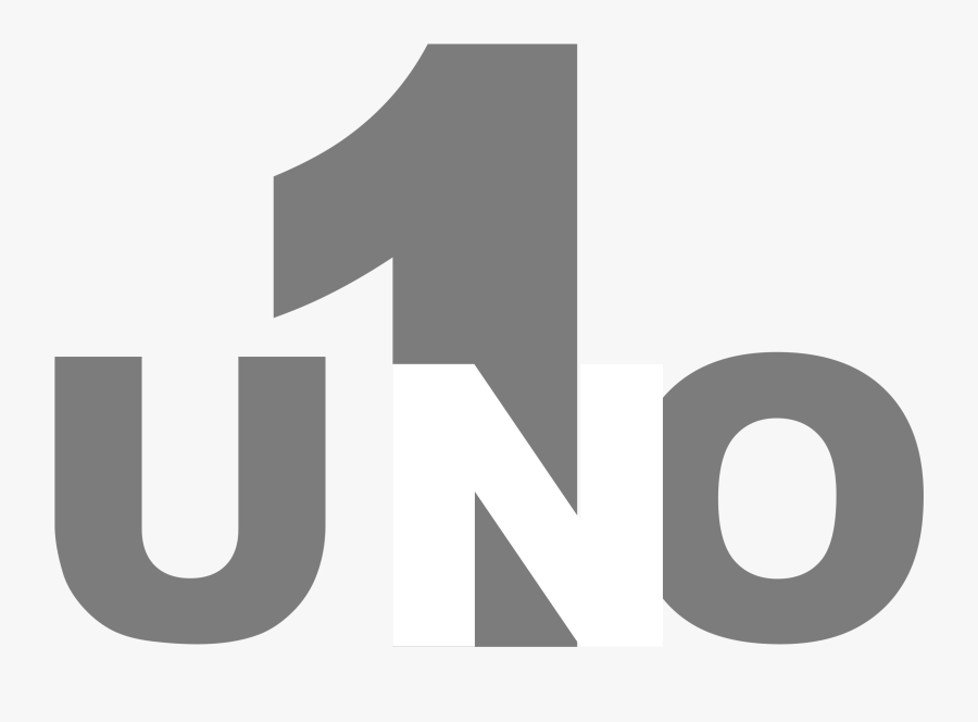 Uno - Uno 1 Logo, Transparent Clipart