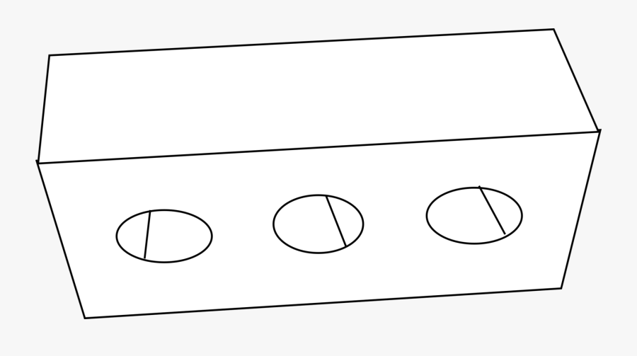 Brick - Brick Clip Art Black And White, Transparent Clipart