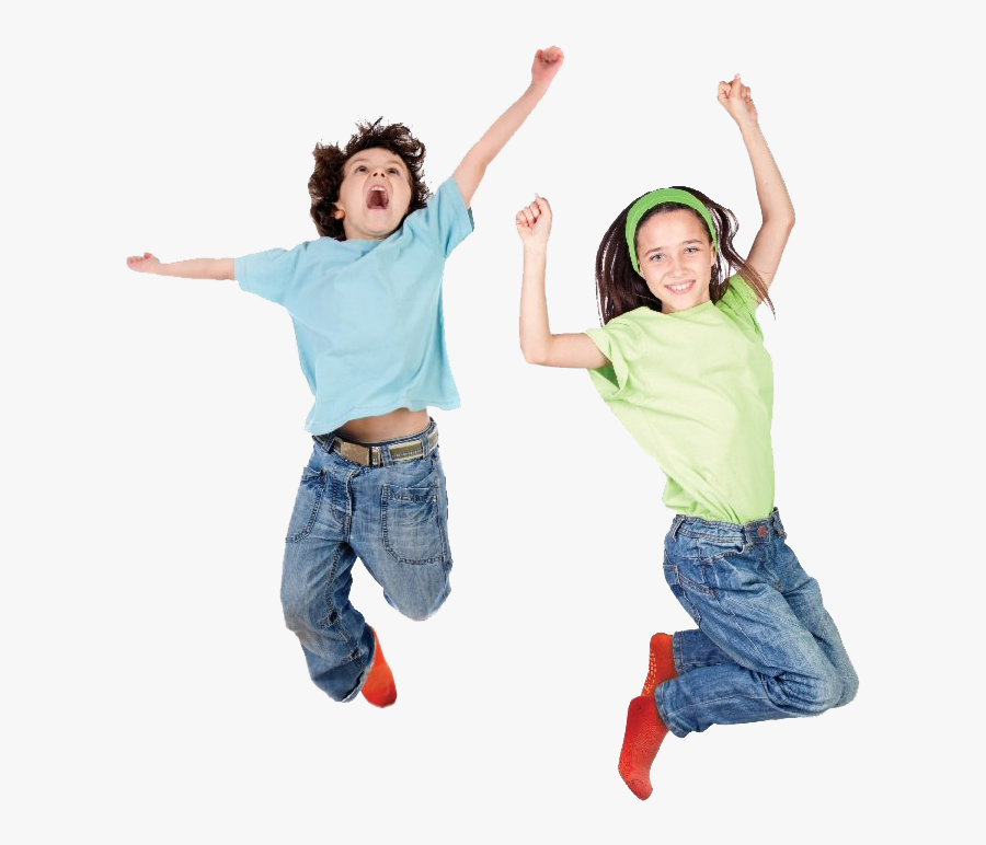 Kids Jumping On Trampoline Png - Kids Jumping Png, Transparent Clipart