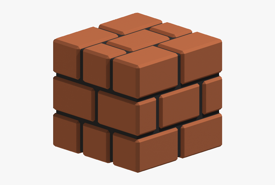 Mario Brick Png - Brick Block Super Mario Png, Transparent Clipart