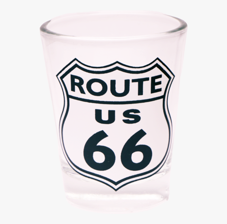 Route 66 Shot Glass - Route 66, Transparent Clipart