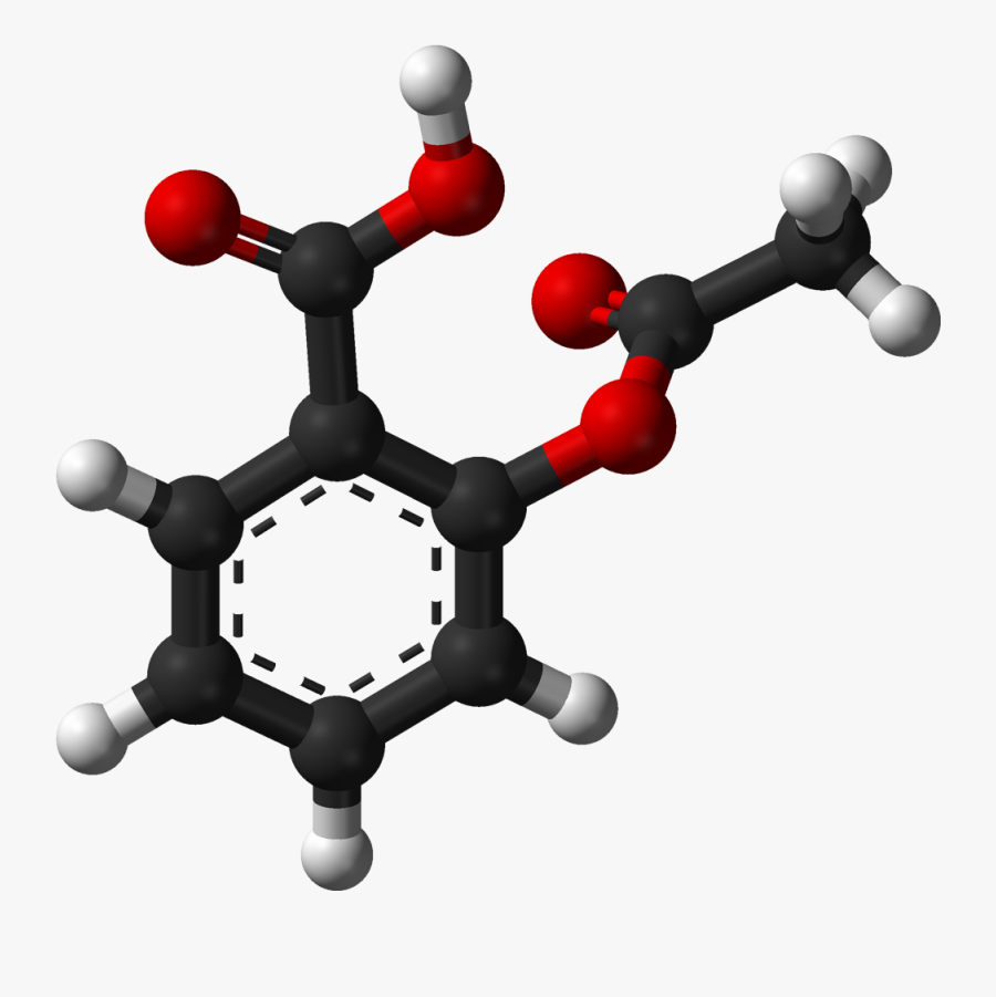 Aspirin Wikipedia - Aspirin Molecule, Transparent Clipart