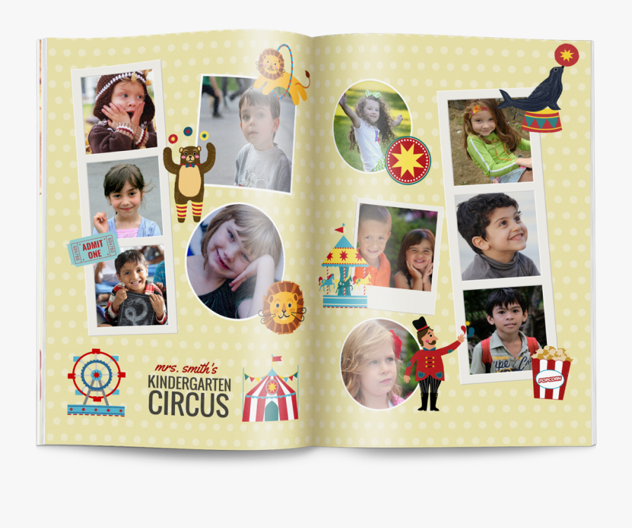 Add Yearbook Clipart Images To Spice Up Your Pages - Collage, Transparent Clipart