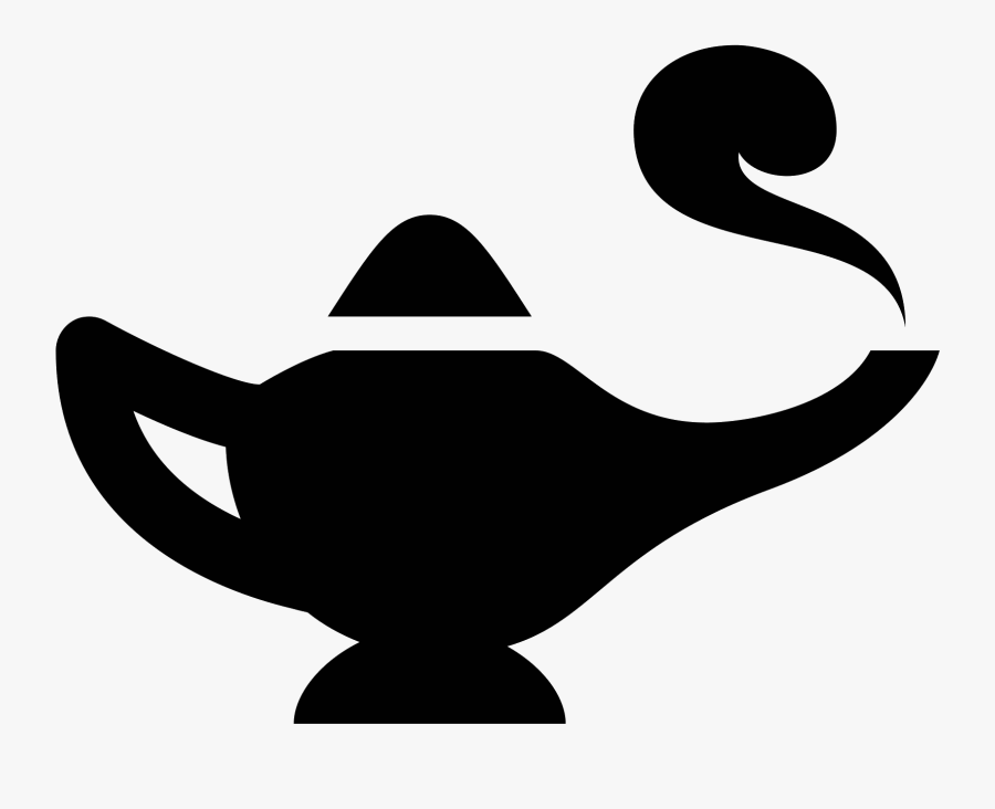 Cotton Clipart Bulb - Genie Lamp Vector Free, Transparent Clipart