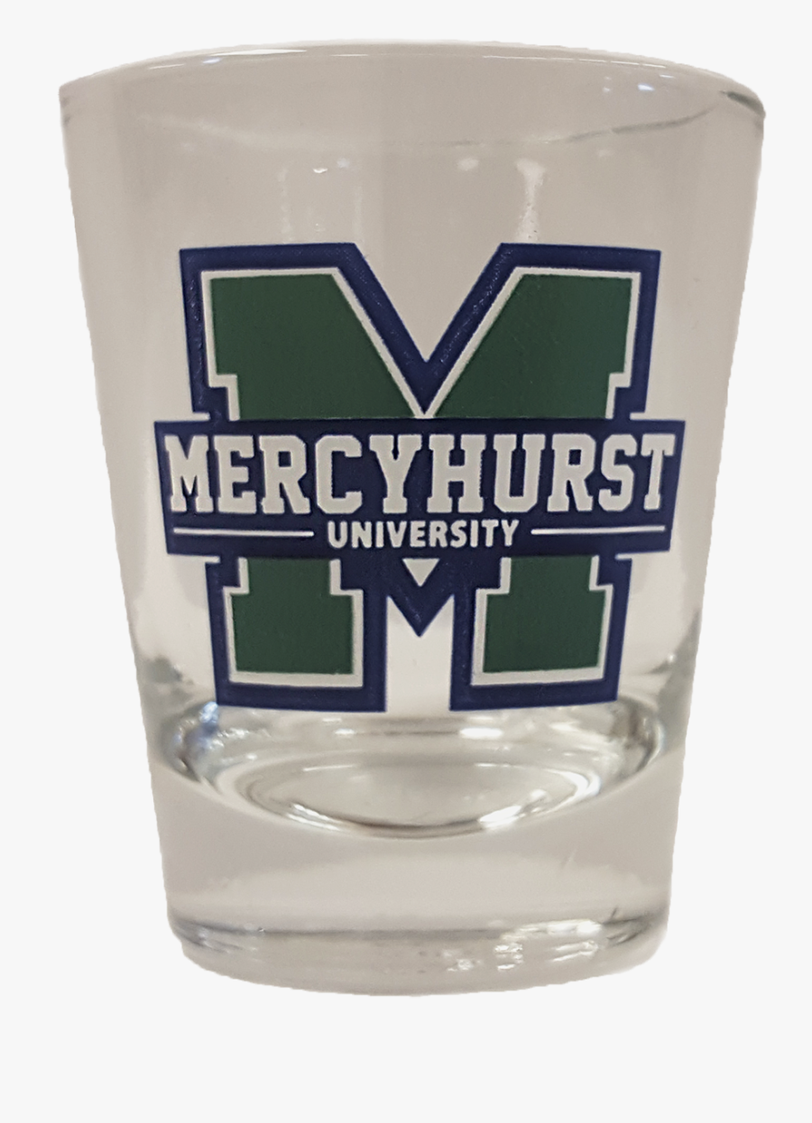 Shot Glass W/block M Logo - Mercyhurst University Athletics, Transparent Clipart