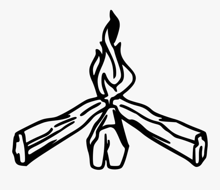 Camping Firewood Tinder Free - Firewood Colouring, Transparent Clipart