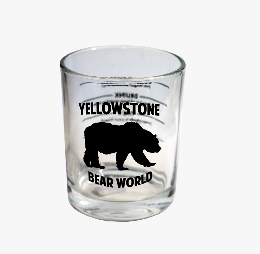 Giant Shot Glass Yellowstone Bear World - Pint Glass, Transparent Clipart