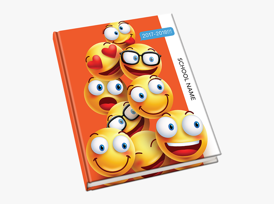 Emoji Friends Yearbook Cover - Emoji Yearbook, Transparent Clipart